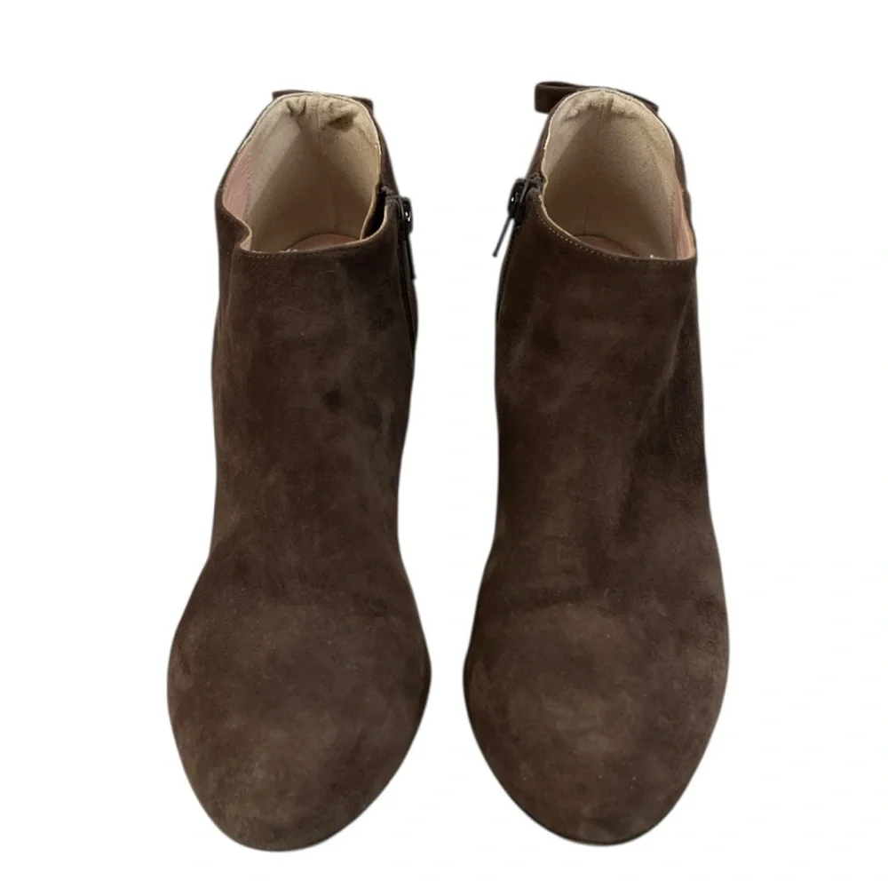 Kate Spade New York Nedda Brown Suede Round Toe Ankle Boots Women’s Size 9.5